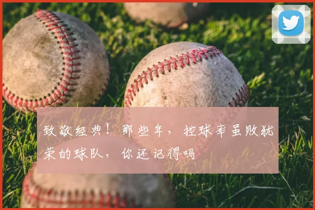 致敬经典！那些年，控球率虽败犹荣的球队，你还记得吗