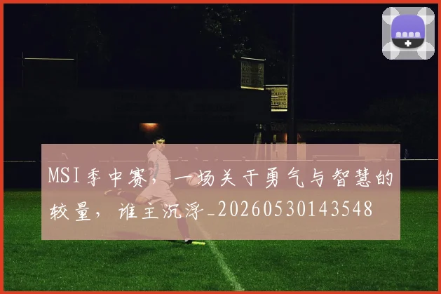 MSI季中赛,一场关于勇气与智慧的较量,谁主沉浮_20260530143548